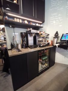 Doma Nybrogatan storkök kaffestation, backbar kyl